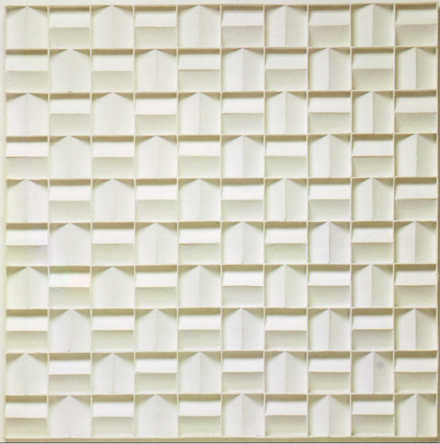 A typical example of ZERO or Nul art made by Jan Schoonhoven 1968