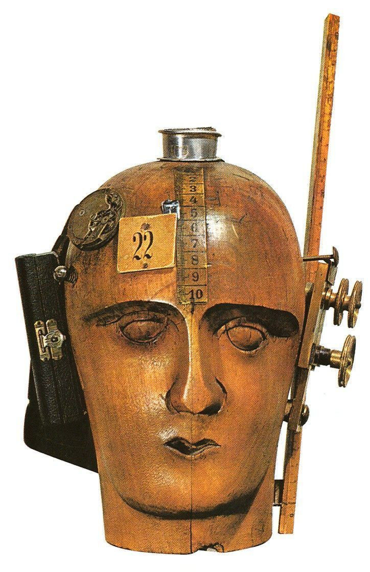 Dadaïsme, het mechanische hoofd (de geest van onze tijd) door Raoul Hausmann, 1920, Centre Georges Pompidou