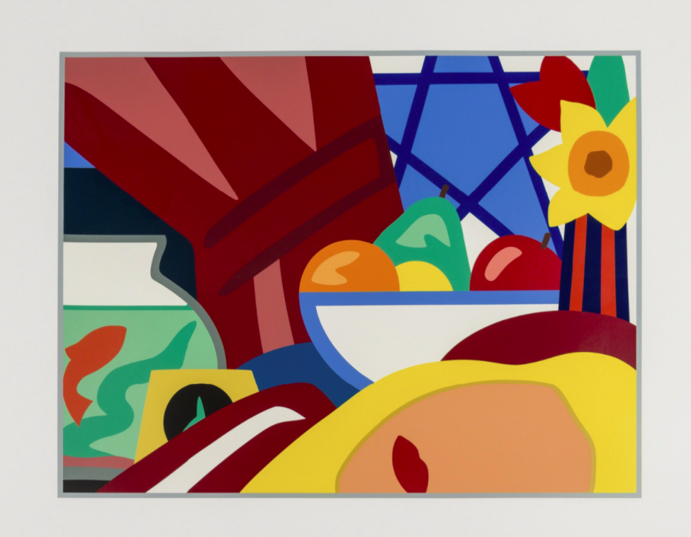 Exemple Pop Art : Tom Wesselmann, Still life with Blond, 1999, disponible via Gallerease