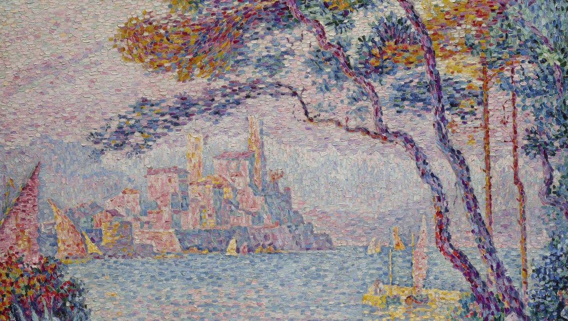 Exemple de paysage impressionniste par l'impressionniste Paul Signac, 