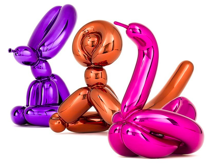 Voorbeeld van Neo-Pop Art: Jeff Koons' 'Balloon Animals' verkrijgbaar via Gallerease 