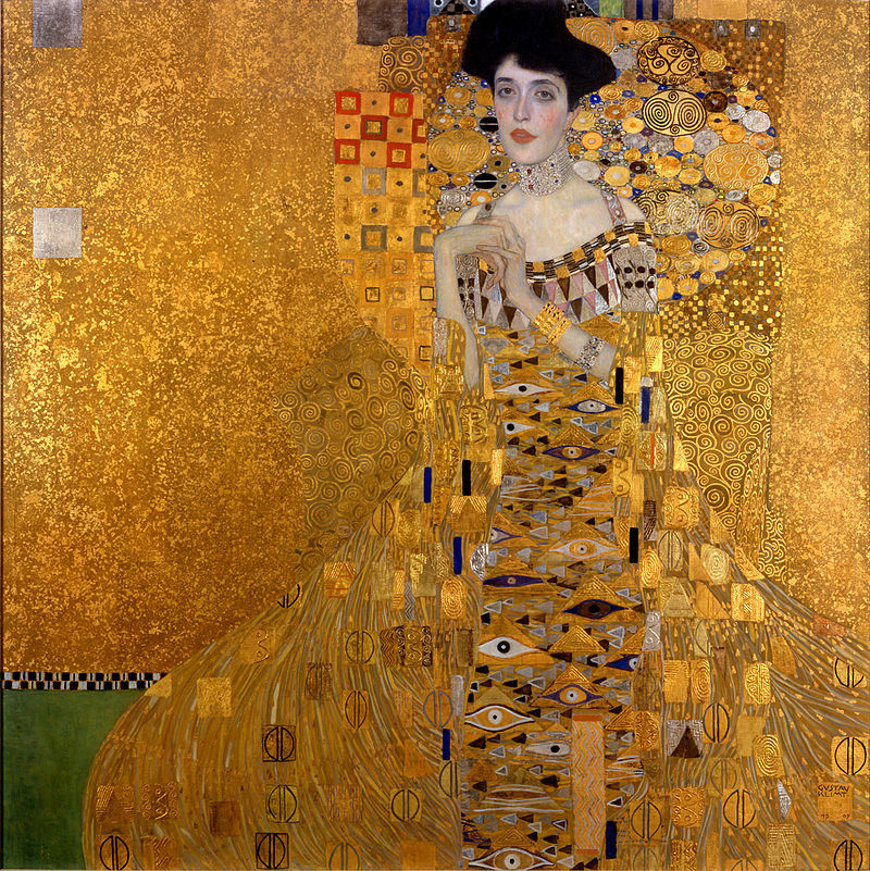 Portrait of Adele Bloch-Bauer I, also called The Lady in Gold or The Woman in Gold by Gustav Klimmt, 1907