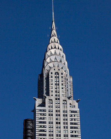 Un'icona Art Deco del 1930, The Chrysler Building, New York